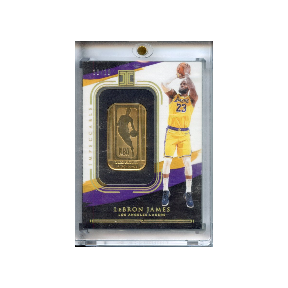 Lebron-James-Gold-Bar-/10-2020-Impeccable-Vorderseite